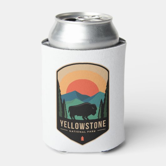 Yellowstone Nationalpark Merchandise Dosenkühler (Kanne Vorderseite)