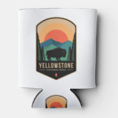 Yellowstone Nationalpark Merchandise Dosenkühler (Vorderseite)