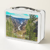 Yellowstone-Nationalpark Metall Brotdose (Rückseite)