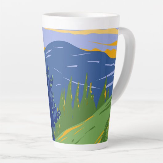 Yellowstone-Nationalpark Milchtasse (Rechte Ecke)