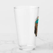 Yellowstone Nationalpark Minimal Bison Retro Glas (Rechts)