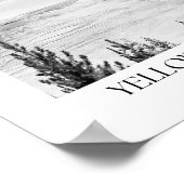Yellowstone Nationalpark Montana Foto Poster (Ecke)