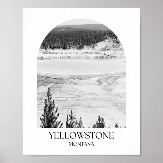 Yellowstone Nationalpark Montana Foto Poster (Vorne)