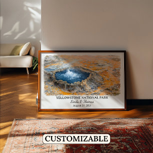 Yellowstone Nationalpark Montana Poster, Maßgeschn Poster