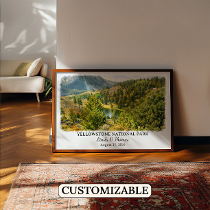 Yellowstone Nationalpark Montana Poster, Maßgeschn Poster