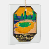 Yellowstone Nationalpark Morgenröte Keramikornament (Rechts)