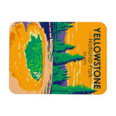 Yellowstone Nationalpark Morgenröte Magnet (Horizontal)