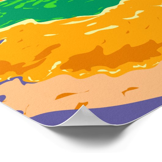 Yellowstone Nationalpark Morgenröte Poster (Ecke)