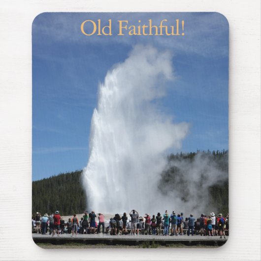 Yellowstone Nationalpark Mouse Pad Mousepad (Vorne)