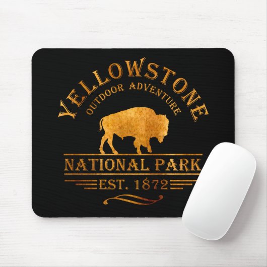 Yellowstone Nationalpark Mousepad (Mit Mouse)