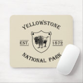 Yellowstone Nationalpark Mousepad (Mit Mouse)