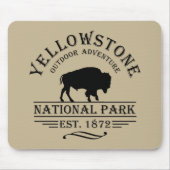 Yellowstone Nationalpark Mousepad (Vorne)