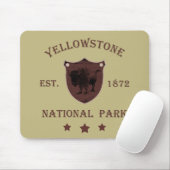 Yellowstone Nationalpark Mousepad (Mit Mouse)