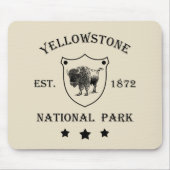 Yellowstone Nationalpark Mousepad (Vorne)