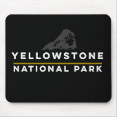 Yellowstone-Nationalpark Mousepad (Vorne)
