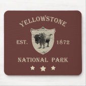 Yellowstone Nationalpark Mousepad (Vorne)