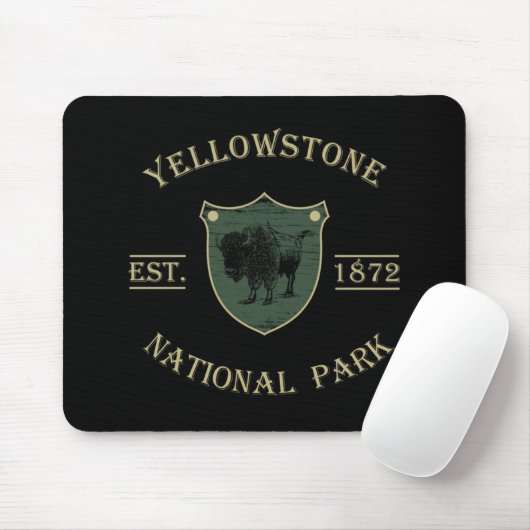 Yellowstone Nationalpark Mousepad (Mit Mouse)