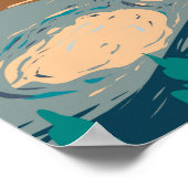 Yellowstone Nationalpark Mud Vulkan Vintag Poster (Ecke)