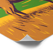 Yellowstone Nationalpark Mule Dee Vintag Poster (Ecke)