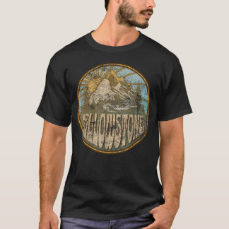 Yellowstone Nationalpark Natur Berge Wandern T-Shirt
