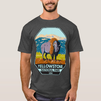Yellowstone Nationalpark Nordamerikanisches Bison T-Shirt