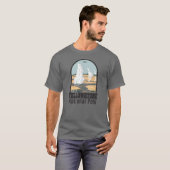 Yellowstone Nationalpark Norris Geyser-Becken T-Shirt (Vorne ganz)