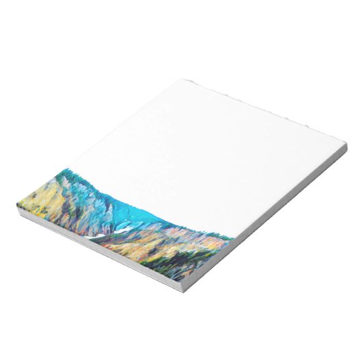 Yellowstone Nationalpark Notepad Notizblock (Rotiert)