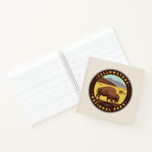 Yellowstone-Nationalpark Notizblock