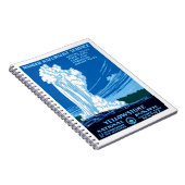 Yellowstone-Nationalpark Notizblock (Rechte Seite)