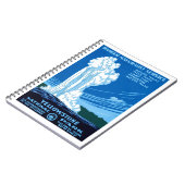Yellowstone-Nationalpark Notizblock (Linke Seite)