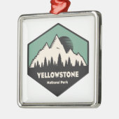 Yellowstone-Nationalpark Ornament Aus Metall (Links)