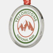 Yellowstone-Nationalpark Ornament Aus Metall (Links)