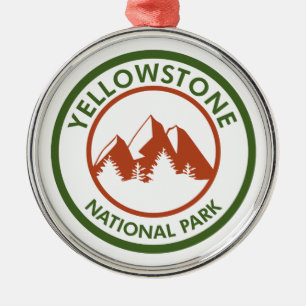 Yellowstone-Nationalpark Ornament Aus Metall