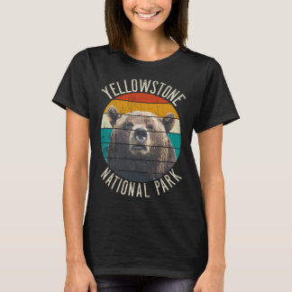 Yellowstone Nationalpark Outfit Grizzly Bär T-Shirt