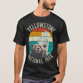 Yellowstone Nationalpark Outfit Grizzly Bären Geys T-Shirt