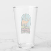 Yellowstone Nationalpark - Pint Glass Glas (Rückseite)