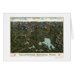 Yellowstone Nationalpark Plakat 1902