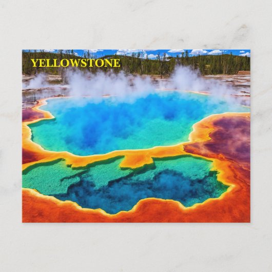 Yellowstone Nationalpark Postcard Postkarte (Vorderseite)