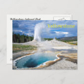 Yellowstone Nationalpark Postcard Postkarte (Vorne/Hinten)