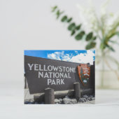 Yellowstone Nationalpark Postcard Postkarte (Stehend Vorderseite)