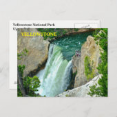 Yellowstone Nationalpark Postcard Postkarte (Vorne/Hinten)