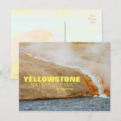 Yellowstone Nationalpark Postcard Postkarte (Vorne/Hinten)