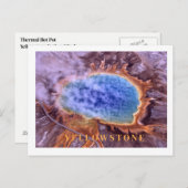 Yellowstone Nationalpark Postcard Postkarte (Vorne/Hinten)