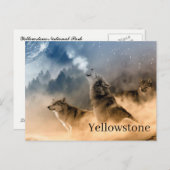 Yellowstone Nationalpark Postcard Postkarte (Vorne/Hinten)
