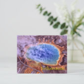 Yellowstone Nationalpark Postcard Postkarte (Stehend Vorderseite)