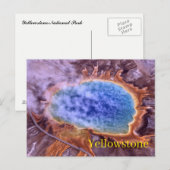 Yellowstone Nationalpark Postcard Postkarte (Vorne/Hinten)