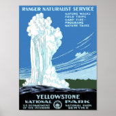 Yellowstone-Nationalpark Poster (Vorne)