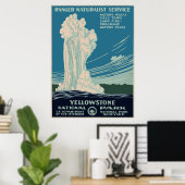 Yellowstone-Nationalpark Poster (Heimbüro)