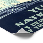 Yellowstone-Nationalpark Poster (Ecke)