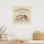 Yellowstone Nationalpark Poster (Küche)